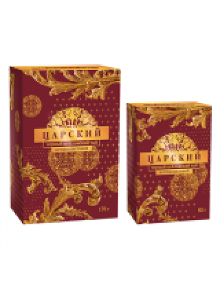 Чай черный крупнолистовой ТМ "Царский чай" 85гр 1*65 Чай черный крупнолистовой ТМ "Царский чай" 85гр 1*65